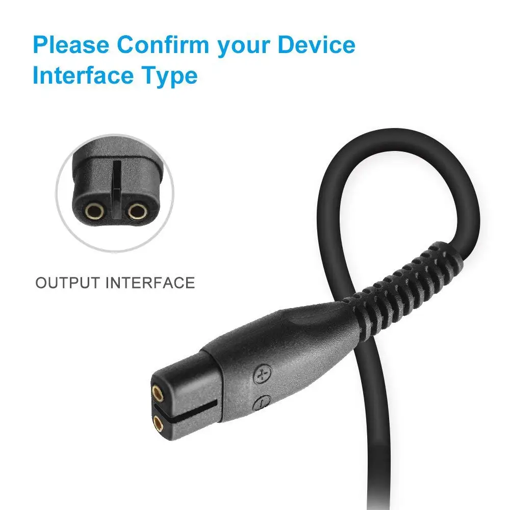 Charger Power Cord Adaptor For Philips Norelco OneBlade QP2520 QP2521 QP2523 QP2510 QP2511 Shaver charger adapter power supply adapter battery charger adapter