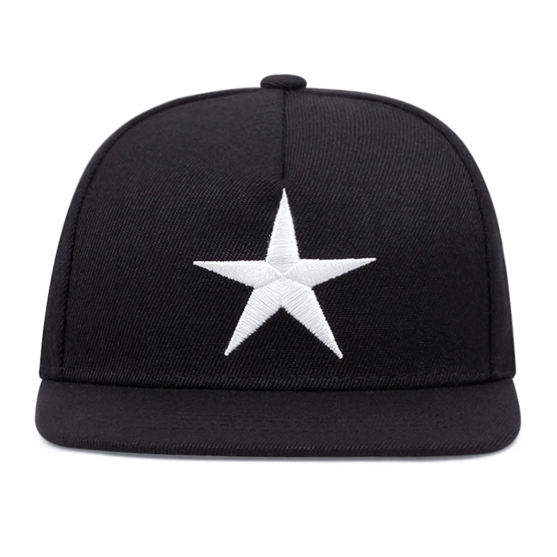 Kinder Pentagramm Stickerei Mode Snapback Cap Outdoor Straße Hip Hop Caps Outdoor Einstellbare Baseball Cowboy Caps – Detail 3