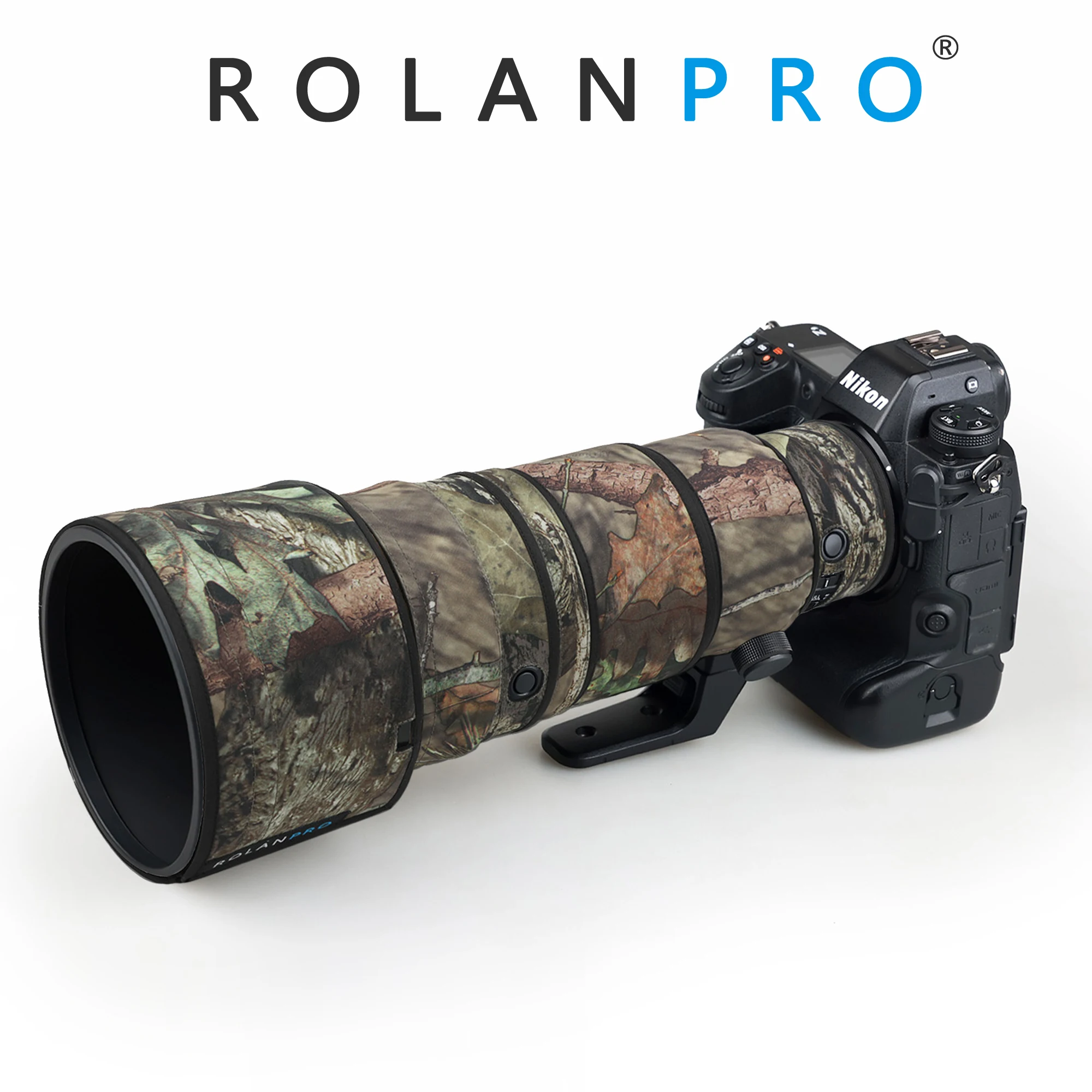 

ROLANPRO Waterproof Lens Camouflage Coat For Nikon Z 400mm F4.5 VR S Rain Cover Protective Sleeve Z400 400 F/4.5 Guns Case