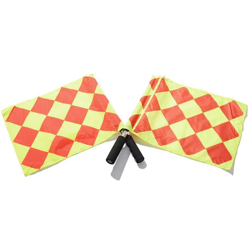Jfbl Hot Football Match Patrol Flag Lineman Flag Football Arbitro Equipment Assistant Arbitro Flag Signal Start Flag 1 Set 2
