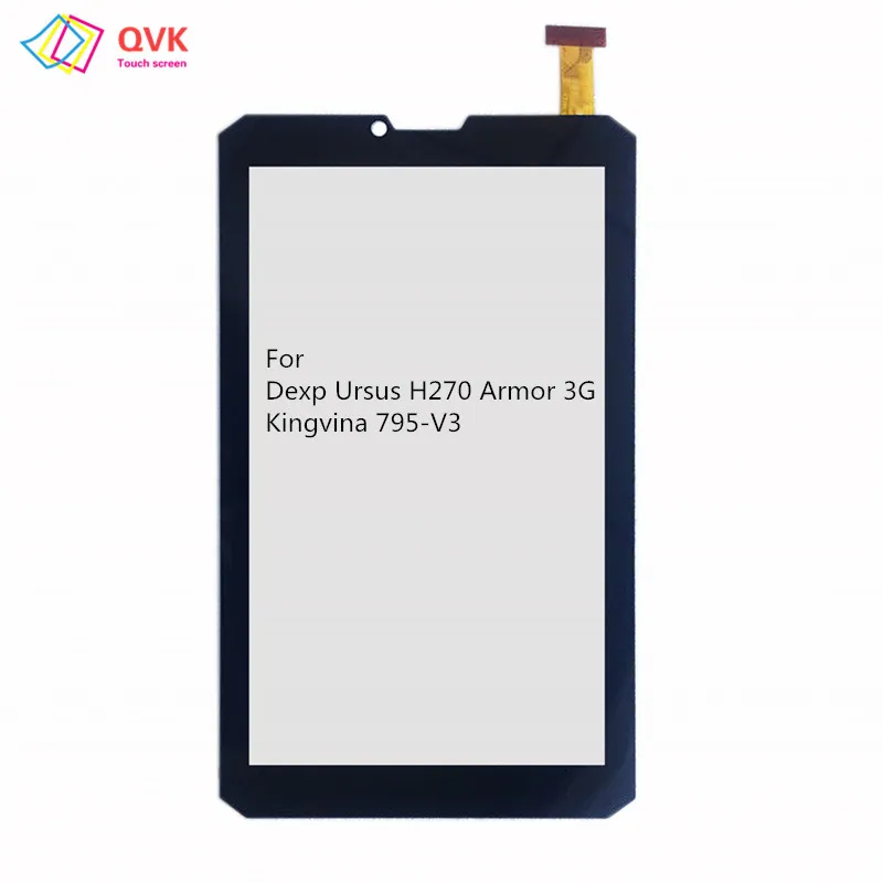 

7-дюймовый черный планшетный ПК Kingvina 795-V3 V4 емкостный сенсорный экран дигитайзер Датчик для Dexp Ursus H270 Armor 3G