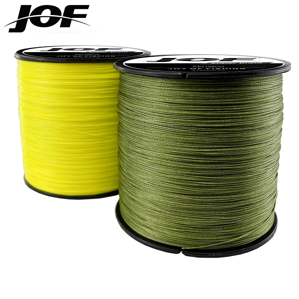 

JOF Braided Fishing Line 8 Strands 1000M 500M 300M 100M PE Multifilament Fishing Tackle 2023 for Fishing Japan Saltwater 18-78LB