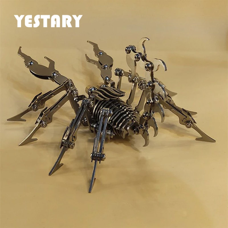 

YESTARY 3D Metal Puzzle Scorpion Model Assembled Toys For Children DIY Mechanical Models 3D Puzzle For Adult Boy Birthday Gifts
