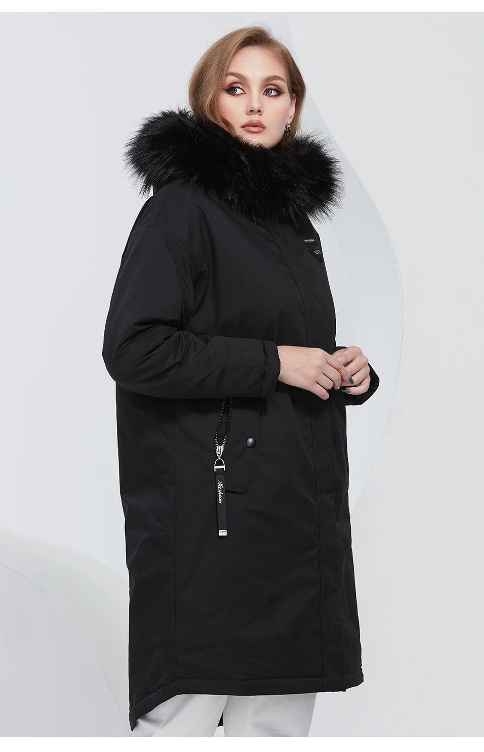 Astrid 2022 Women's Winter Jacket Oversize Thick Down Coats Hooded Natural Fur Women Parkas Fashion Outerwear Quilted AT-10073