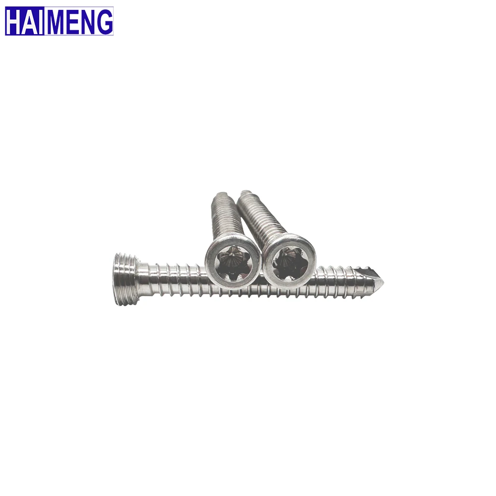 Veterinary Surgical Instruments 2.4mm SS Locking Screws Mascotas Orthopedics Implants for Dogs