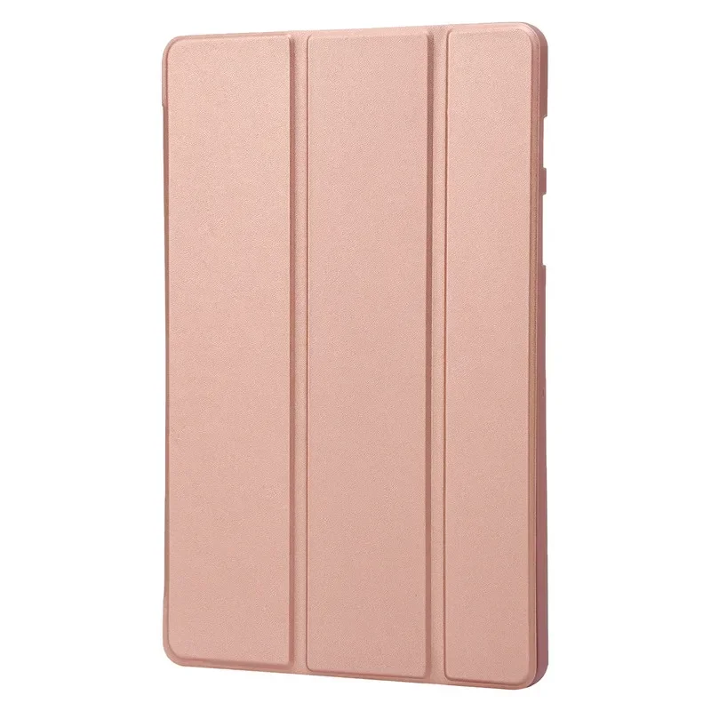 Luxury Business Flip Leather Tablet Case - Trifold Skin Feel Shockproof Protective Cover