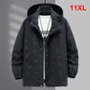 Windbreaker Jackets Men 11XL Plus Size Jacket Fashion Casual Print Jacket Coats Male Big Size 10XL 11XL 1