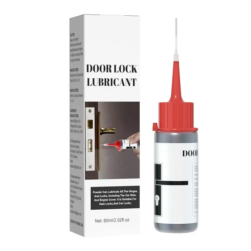 

Door Lock Lubricant Powder Non Toxic Graphite Powder Lubricant For Car Garage Home Door Lock Cylinder Hinge Locksmith Tool