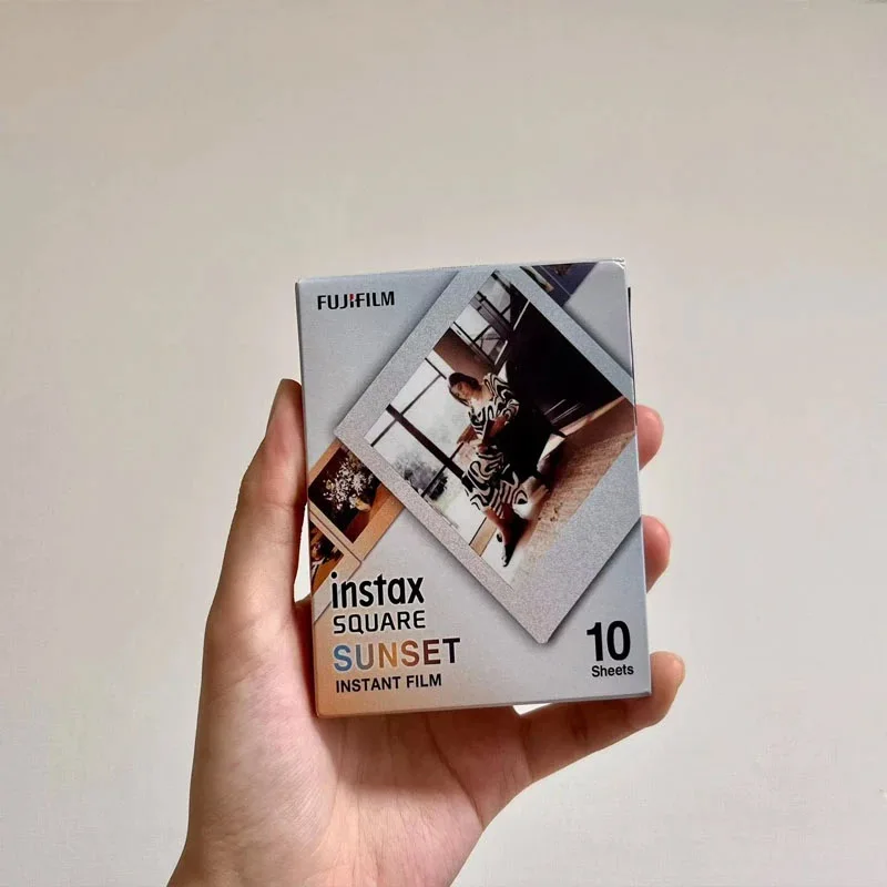 Fujifilm Instax SQUARE Film Sunset/White/Rainbow/B&W Edge Photo Paper For Fuji Instax SQ6 SQ10 SQ20 SP-3 Hybrid Instant Camera