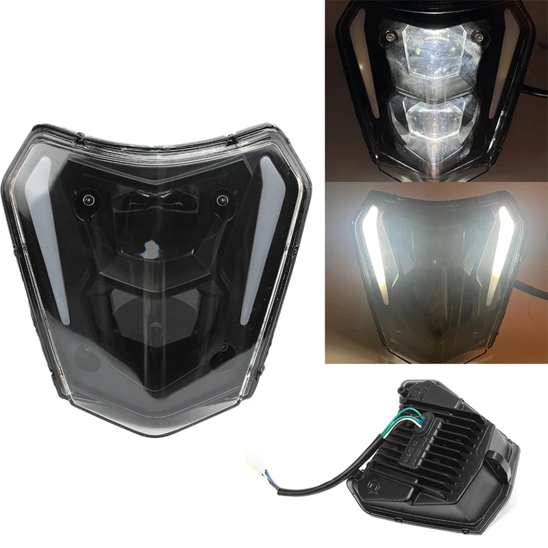 

Motorcycle LED Headlight Headlamp Head Light Lamp Light Wick For KTM EXC SX SXF SXS XC XCF XCW XCFW 125 150 250 350 450 530 690