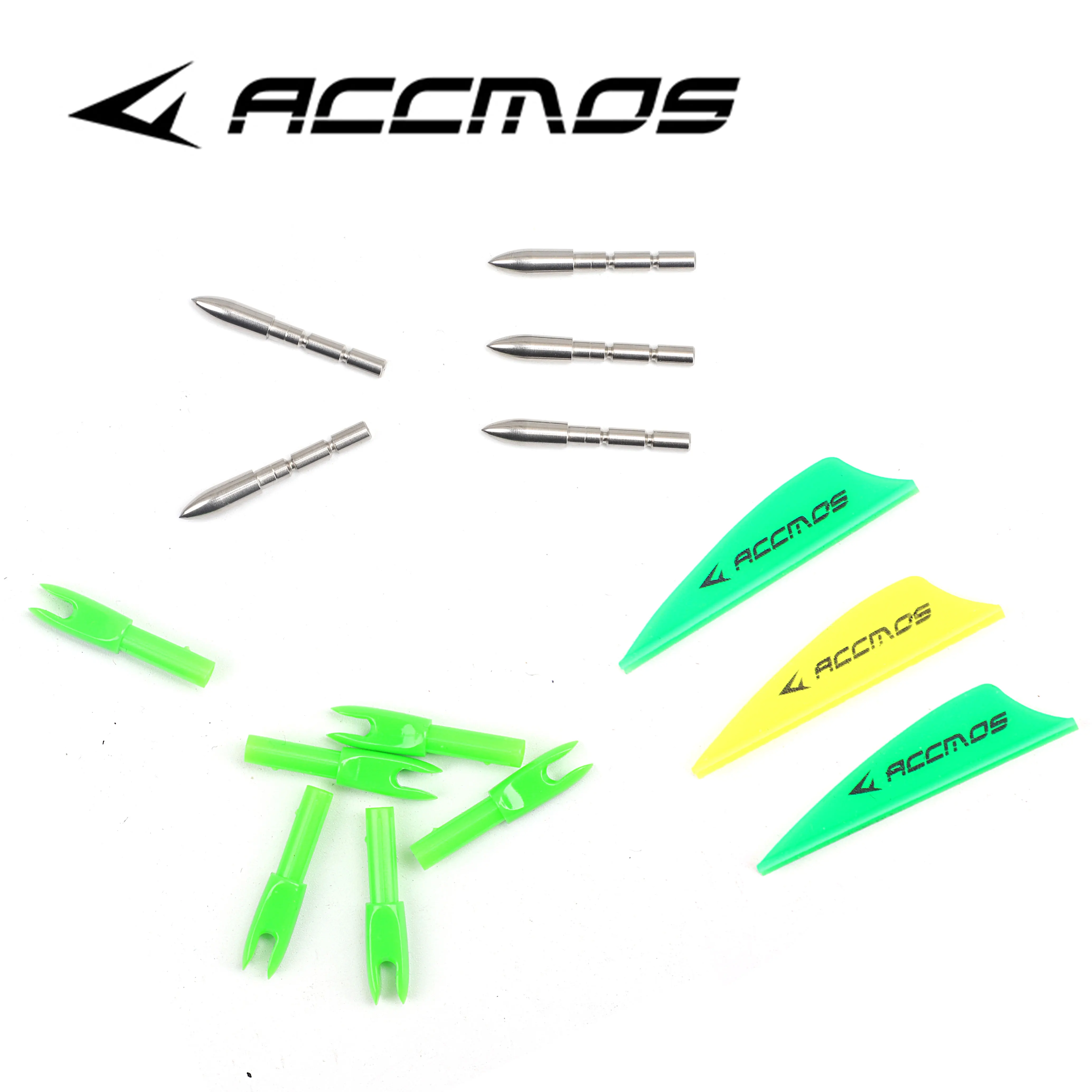 ACCMOS ID 4.2mm Carbon Arrow 30-32inch Spine 350-1000 for Compound Recurve Bow Archery Shooting 12pcs archery arrows