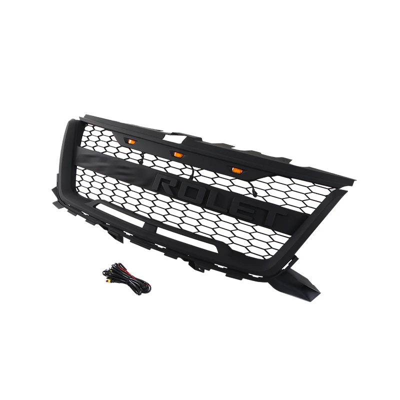 Fit for CHEVROLET COLORADO 2016-2020 grill 2017 2018 2019 COLORADO front bumper grille with LED light modification decorative