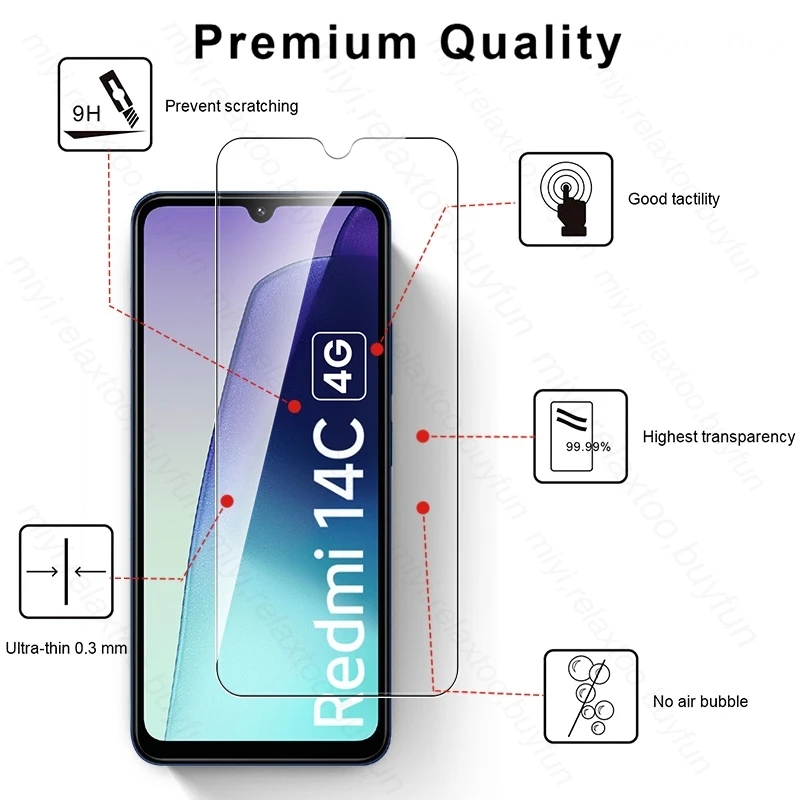 Premium Tempered Glass Screen Protector Set - Shatterproof & High Clarity