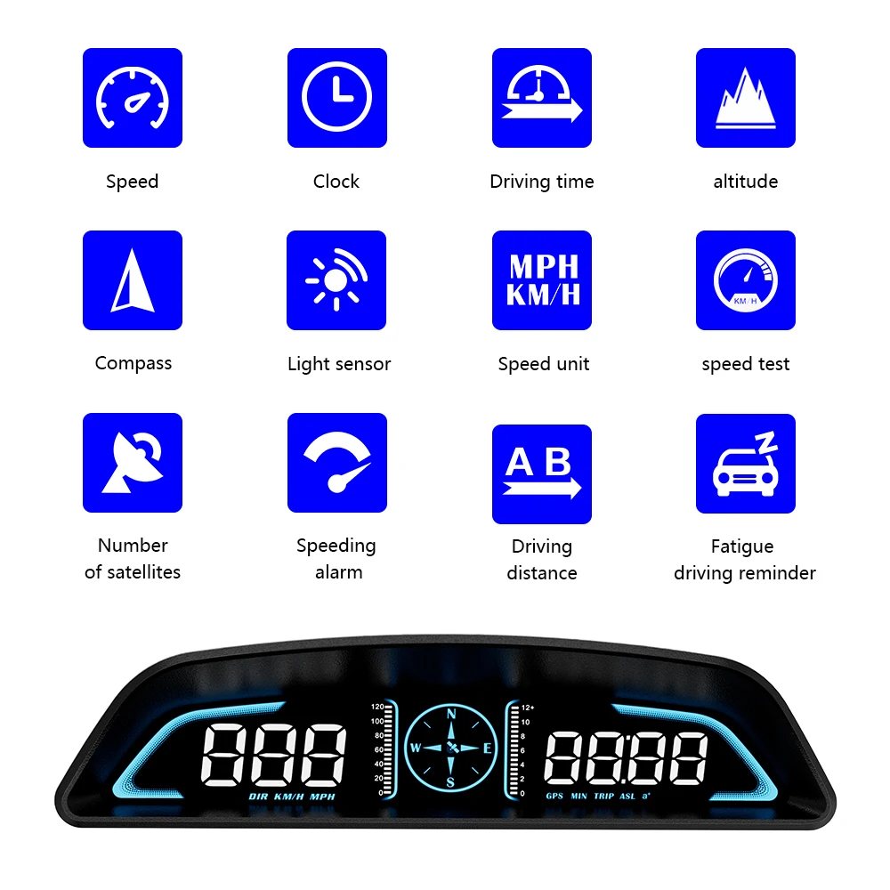 WYOBD-G3 GPS HUD º ð ÷ , ӵ   ÷ ڵ  ׼  ڵ 
