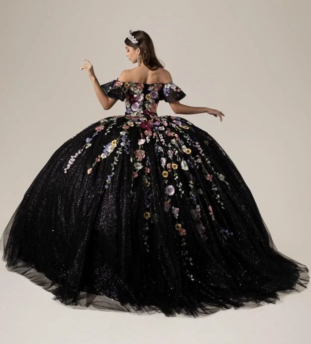 Valintimu Attractive Sweetheart Quinceanera Dresses for Girl Off the Shoulder Glimmer Vestidos De 15 Quinceanera Customized
