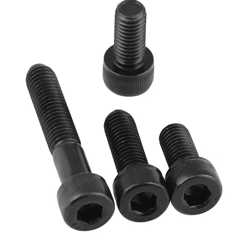 3Pcs BSW 1/4-20 3/8-16 Zinco nero Testa a bottone Viti a esagono incassato Bulloni a brugola Grado ad alta resistenza 10.9 (Color : 2, Size : 1/4-20