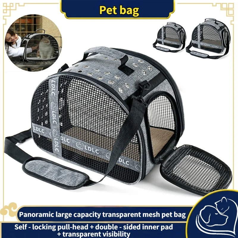 

Hand the bill of lading shoulder breathable easy receive the cat go out portable pet package travel bag porous portable pet bag