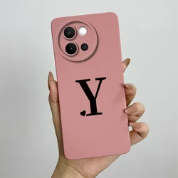 Cute Letters Shockproof Liquid Silicone Phone Case - Durable Back Protector, Bumper Design for Vivo V40 Lite (TY - TYFEN1Y)