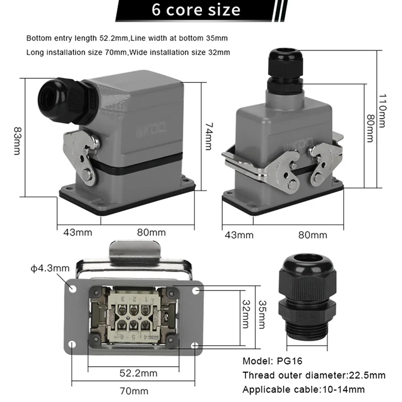 conector retangular heavy duty 6 nucleo inserir 01