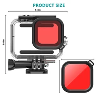 Waterproof Housing Case For Gopro 12 11 10 9 Diving Protective Cover Lens Filter Buoyancy Rod Action Camera Accessory - Image 6