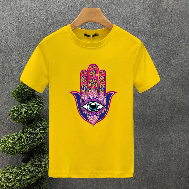 Creativity Brand 100% bumbac de înaltă calitate cu imprimeu pentru cupluri, vară Haruku pentru bărbați/femei, tricou cu mânecă scurtă, mărime asiatică_voghion.com