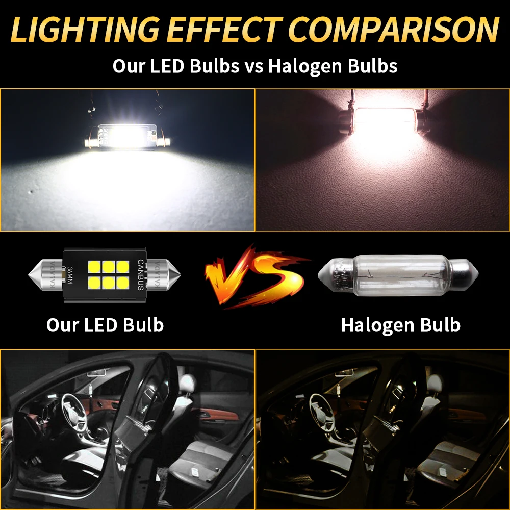 LED  ĵ, ڵ ׸  Ʈ,  , ȣ , 6000K ȭƮ, C5W, C10W, 31mm, 36mm, 39mm, 41mm, 10 