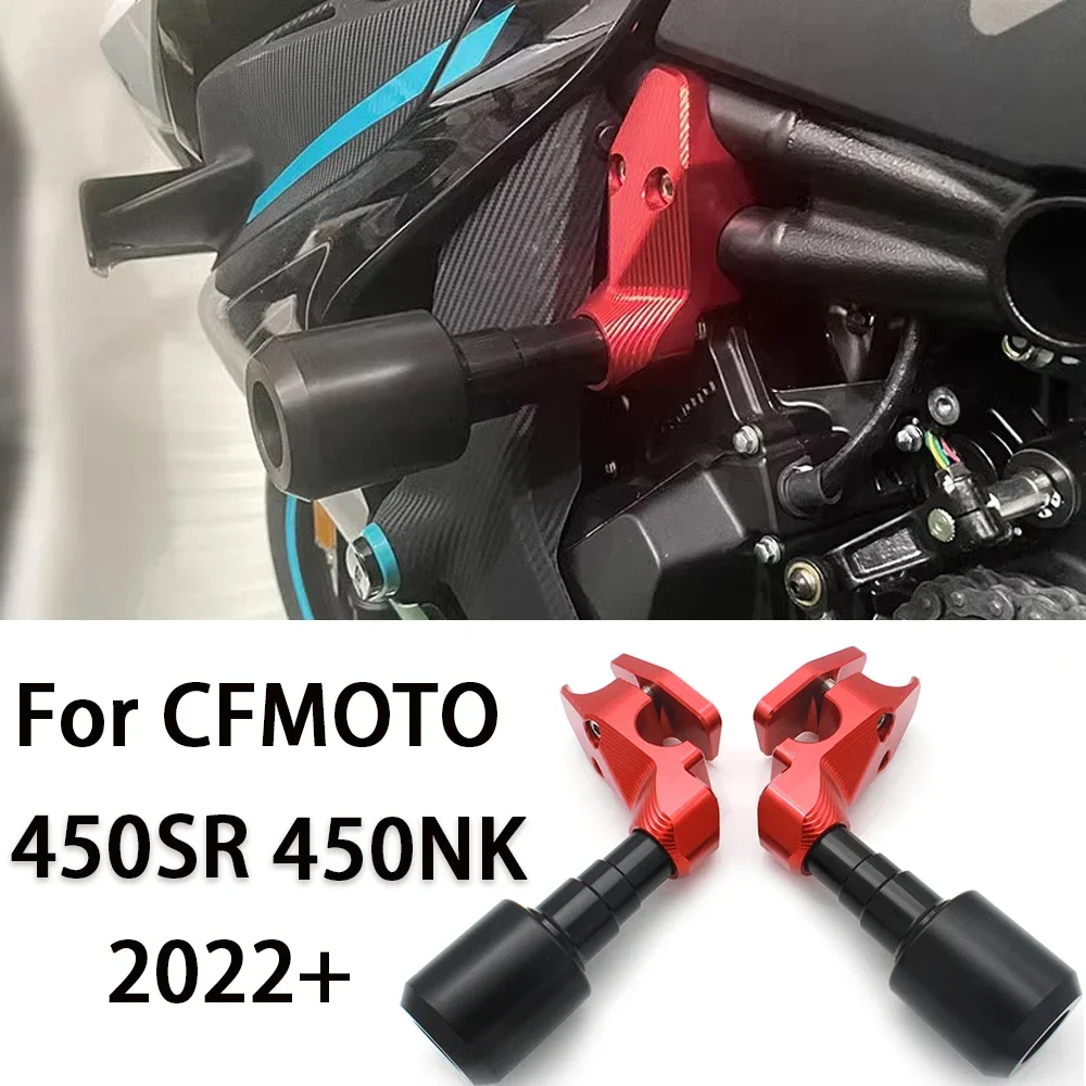 

For CFMOTO 450SR Accessories Protector Guard 450 SR 2022 Motorcycle Engine Protection Cover Frame Sliders Crash Pad 450NK 2022