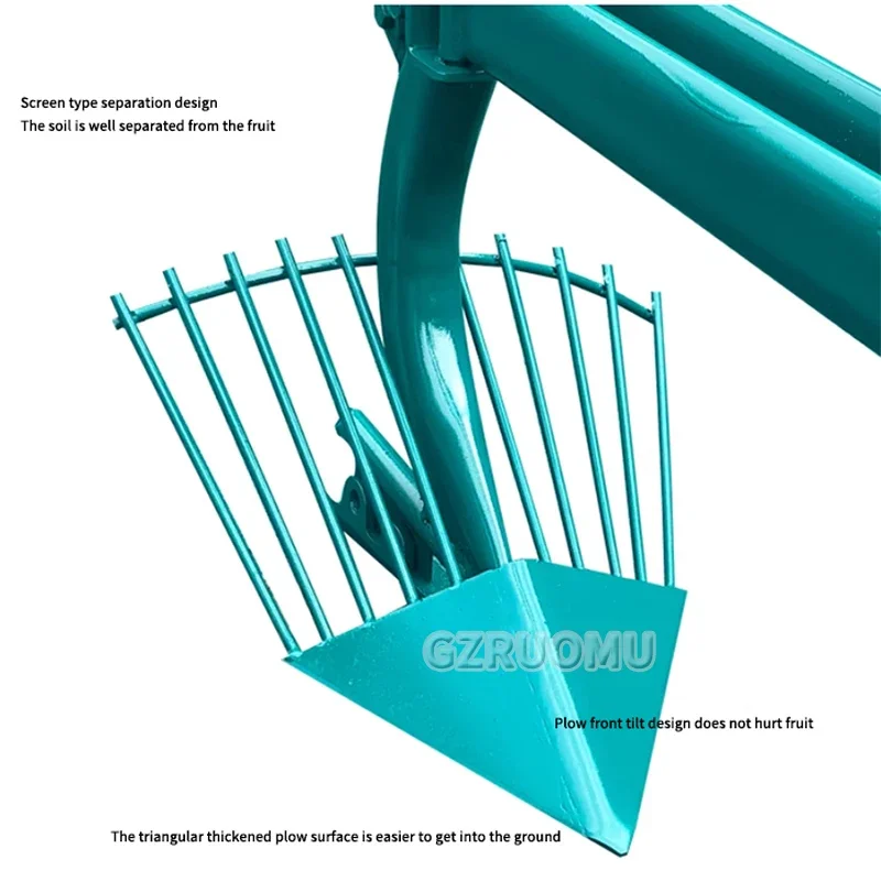 Micro Tiller Walking Tractor Sweet Potato Harvest Plow Potato Harvest Plow Agricultural Trenching Machine Plowing Accessories 4
