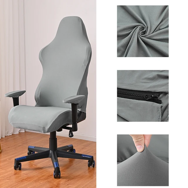 Elastic Office Chair Cover Seat Covers For Gaming Chair Cover Spandex Computer Chair Slipcover For Armchair Protector Seat Cover 4