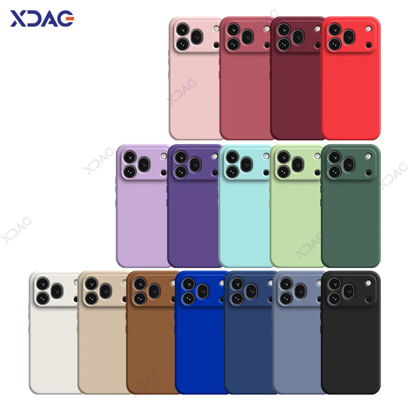 Minimalist Liquid Silicone Phone Case with Camera Protection and Slim Design