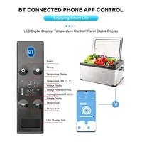 Портативный автомобильный холодильник DIVEDEER 15л/20л, холодильник с морозильной камерой для дома, кемпинга, путешествий, использования — изображение 2