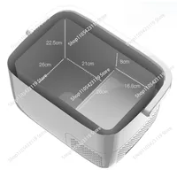 Réfrigérateur de véhicule à compresseur 12V, 24V, 220V, pour camion, usage domestique, mini-réfrigérateur 3