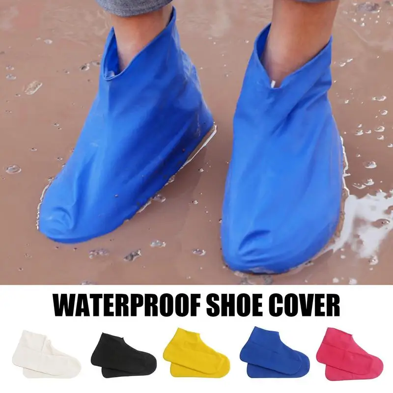 

Silicon Shoes Covers Waterproof Rain Shoes Cover Non Slip Water Proof Boot Cover Reusable Fold Able Shoes Protector For Outdoor