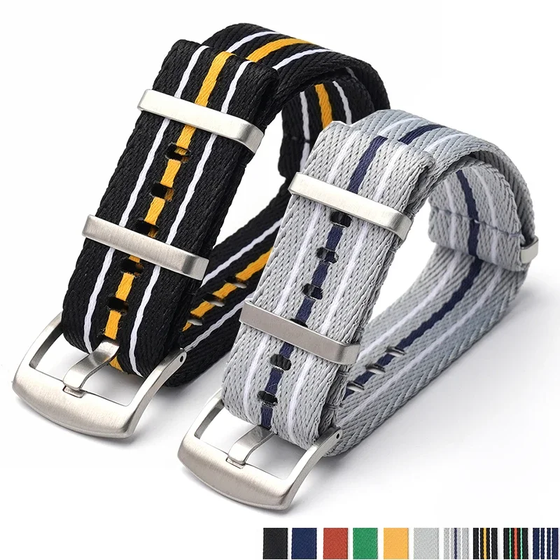 Cinturino In Nylon Per Swatch X Blancpain Fifty Fathoms Moonswatch 20Mm 22Mm Uomo Donna Bracciale In Tela Intrecciata Per Cinturino Omega Seiko