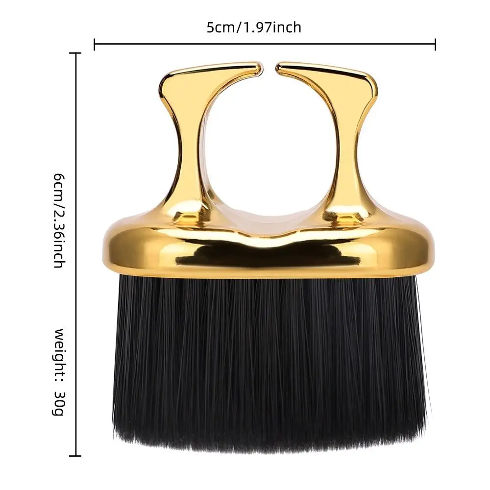 High-quality Ring Neck Face Duster Professional Hairdressing Beard Brush Barber Hair Cleaning Brush Salon