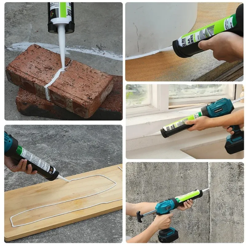마키타 무선 실리콘 전기 유리 코킹건 LED 건 다기능 DIY 수리 전동 공구 (마키타 배터리용)