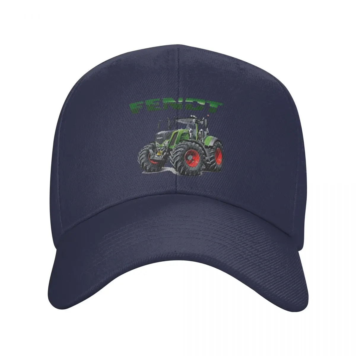 thumbnail image 1 of Gorra de béisbol con diseño de tractor para hombre y mujer, con visera protectora, estilo snapback, Fendt, 1 of 7