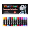 12Colors Pets Temporary Colors Beauty Hair Care Pet Hair Dye Washable Safe Hair Dyeing Pet Grooming Kit Pets Temporary Color 6