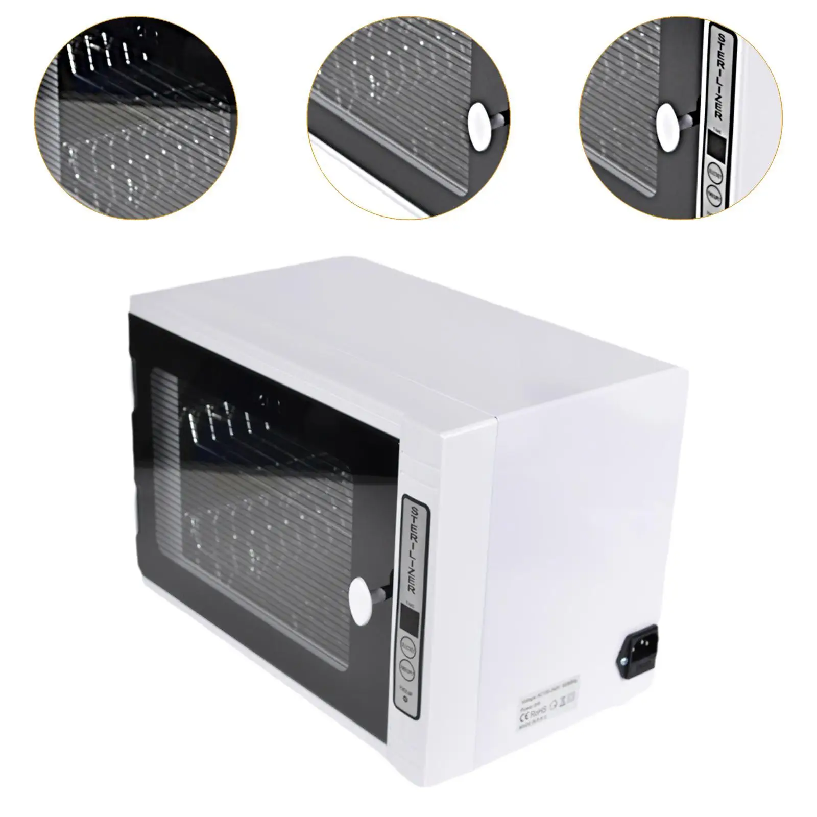 Nail Tool Cleaning Cabinet 12L Multi Functional for Beauty Nail Clippers SPA 5