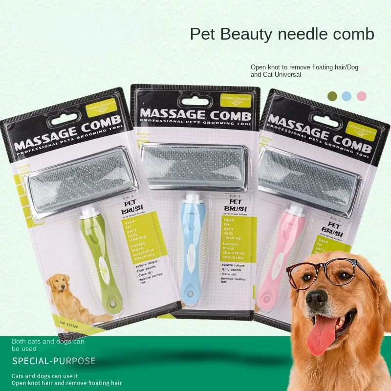 

Pet Comb Stainless Steel Teddy Cat Cleaning and Beauty Comb Floating Hair Comb Pet Supplies Pet Toys