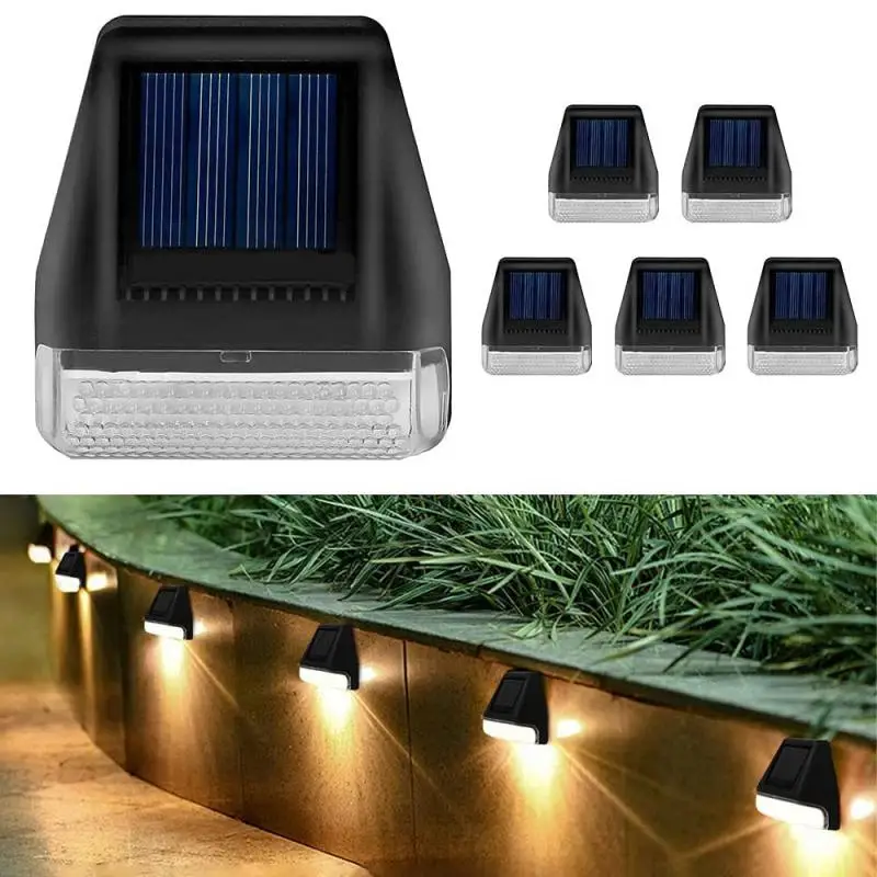 

Solar Lamp Porch Lights Waterproof LED Wall Lamps Decor Outdoor Garden Stair Fence Patio Luminous Wall Washing Lamp Lighting