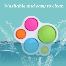 

Simple Dimple Fidget Toys Anti Stress Fat Brain Toy Stress Relief For Kid Adult Early Educational Autism Special Need Toy Waffle