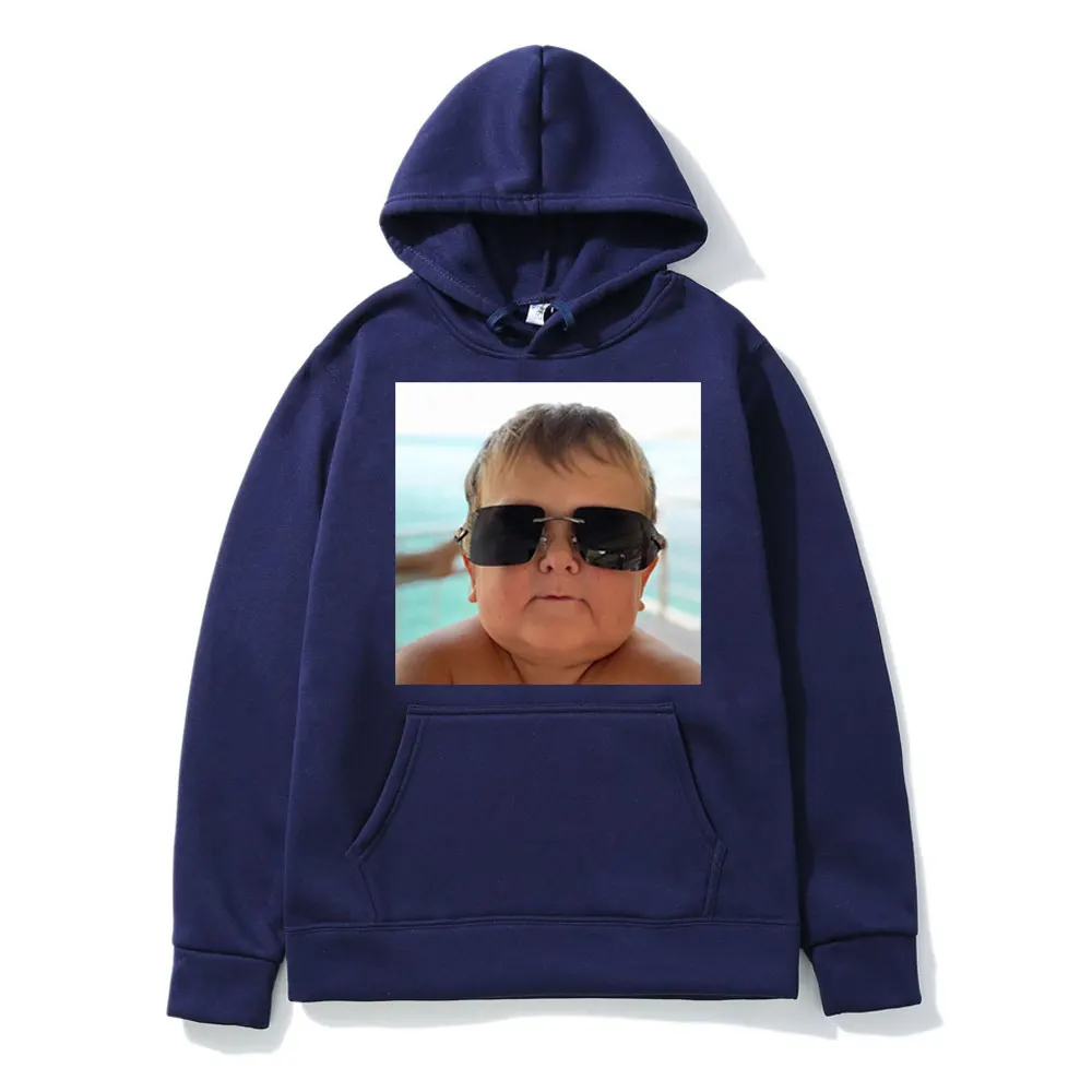 Hasbulla Fighting Meme Hoodie Mini Khabib Blogger Print Hooded Sweatshirts Men Women Casual Fashion Oversized Hoodies Streetwear