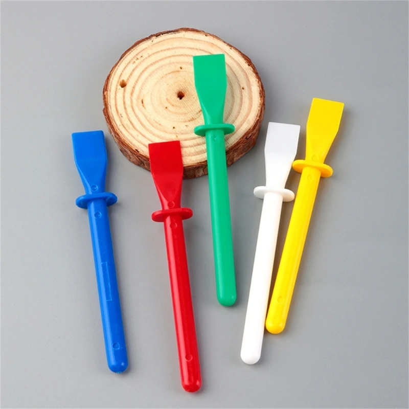 10pcs 가죽 접착제 스프레더 접착제 페인트 도구 스틱 얼룩 애플리케이터 초보자 스타터 수공예 공예 F1CC 만들기 용품