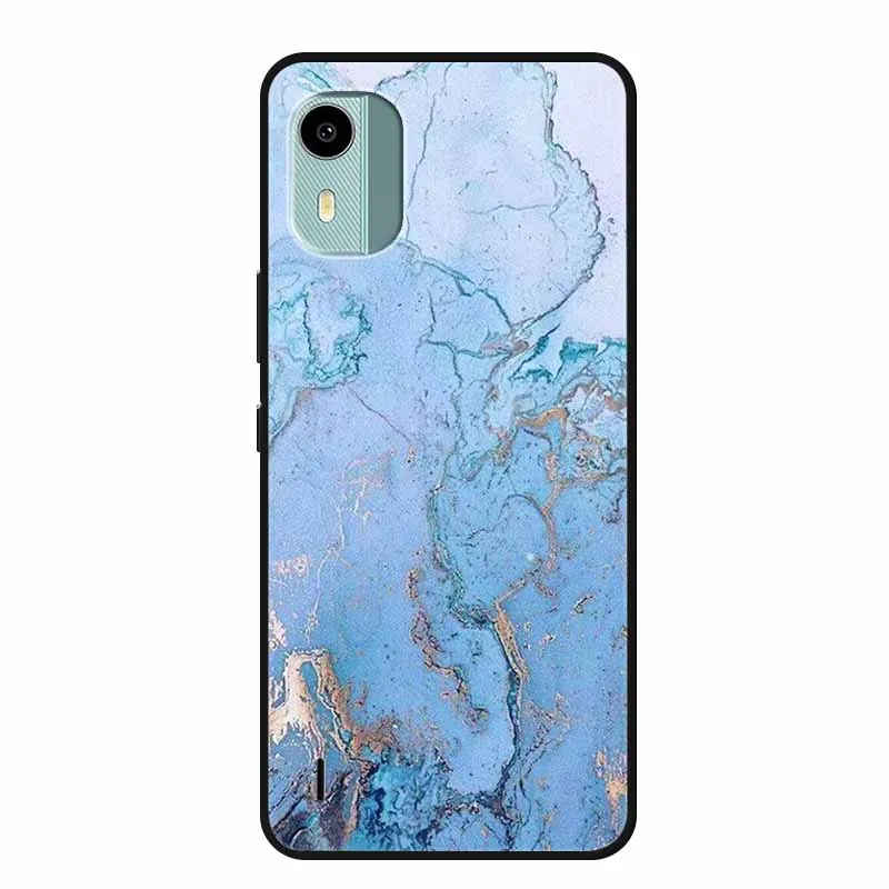 Marble Soft Silicone TPU Phone Back Cover Case - Stylish Protective Bumper