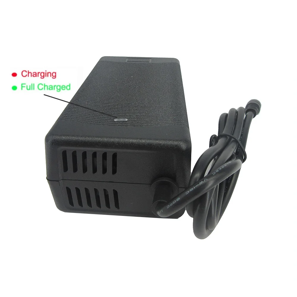 12V 24V 36V 48V 52V Lithium Electric Bike Battery Charger 12.6V 16.8V 25.2V 29.4V 42V 54.6V 58.8V 10A 5A 4A Charger With Fan DC