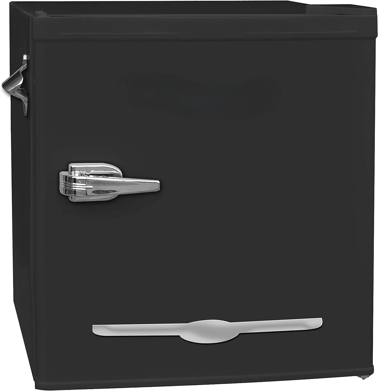 

1.6 Cubic-ft Retro Compact Refrigerator, Medium, BLACK