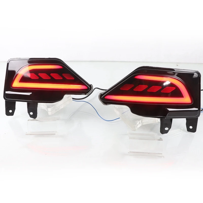 

Car LED Rear Bumper Light Fog Lamp Brake Light Dynamic Turn Signal Reverse Light For Toyota RAV4 2006-2019