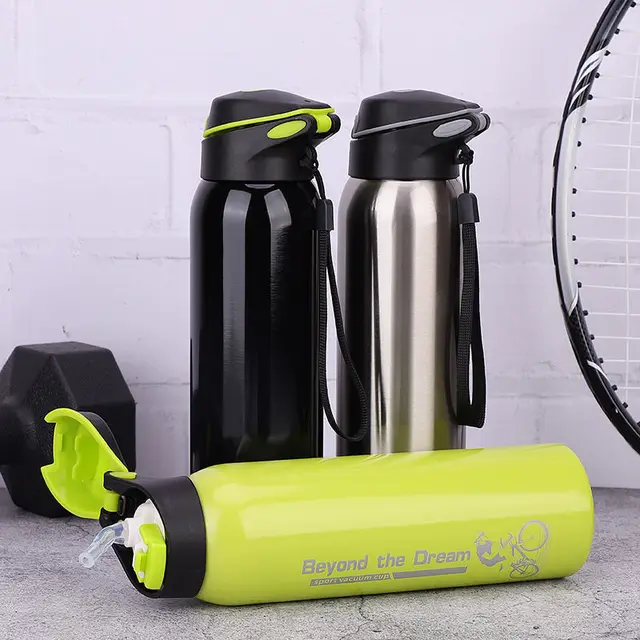 500ML Bike Water Bottle Outdoor Sport Running Mountain Cycling Warm-keeping Bicycle Kettle Drink Bottle Stainless Steel Cup 6