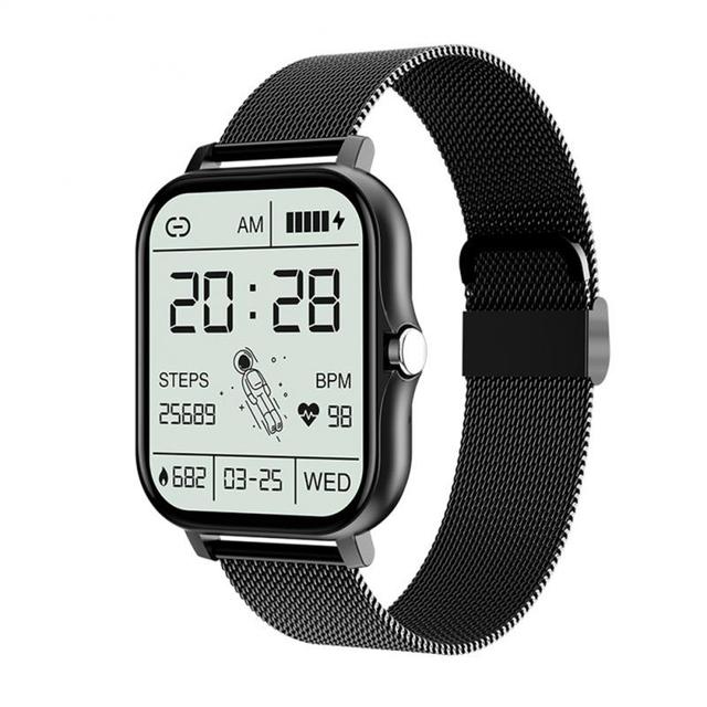 New Women Smart Watch Men 1.69" Color Screen Full Touch Fitness Tracker Bletooth Call Smart Clock Ladies Smart Watch Women